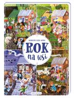 Rok na wsi. Autor: Magdalena Kozieł-Nowak. SmakLiter.pl Okładka książki Rok na wsi