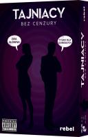 Tajniacy: Bez Cenzury REBEL. Autor: Chvátil Vlaada. SmakLiter.pl Okładka książki Tajniacy: Bez Cenzury REBEL