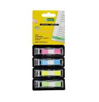 Opakowanie Zakładki indeksujące Pet Z-Type 45x12mm bezbarwny