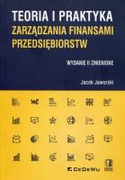 Okładka książki Zarządzania finansami przedsiębiorstw