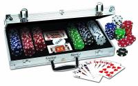 Zestaw do pokera 300 żetonów w walizce. Wydawca: Merchant. SmakLiter.pl Opakowanie Zestaw do pokera 300 żetonów w walizce