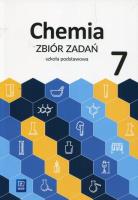Chemia 7 Zbiór zadań. Autor: Waldemar Tejchman, Lidia Wasyłyszyn, Warchoł Anna. SmakLiter.pl Okładka książki Chemia 7 Zbiór zadań