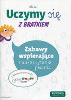 Edukacja wczesnoszkolna 1 Zabawy wspierajace naukę czytania i pisania. Autor:   Praca zbiorowa. SmakLiter.pl Okładka książki Edukacja wczesnoszkolna 1 Zabawy wspierajace naukę czytania i pisania
