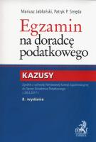 Okładka książki Egzamin na doradcę podatkowego Kazusy