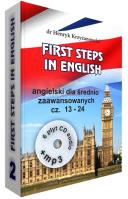 First Steps in English 2 +6CD+MP3. Autor: dr Henryk Krzyżanowski. SmakLiter.pl Okładka książki First Steps in English 2 +6CD+MP3