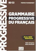 Okładka książki Grammaire progressive du Francais Perfect B2-C2