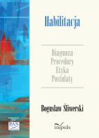 Habilitacja. Autor: Bogusław Śliwerski. SmakLiter.pl Okładka książki Habilitacja