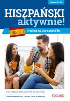 Hiszpański AKTYWNIE! Trening na 200 sposobów. Autor: Izabela Radomska, Joanna Ostrowska. SmakLiter.pl Okładka książki Hiszpański AKTYWNIE! Trening na 200 sposobów