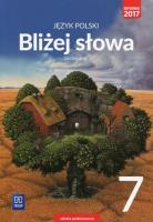 Okładka książki Język  polski  GIM KL 7 podręcznik Bliżej słowa (2017) BPZ