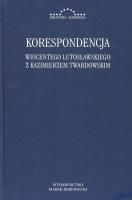 Okładka książki Korespondencja Wincentego Lutosławskiegoz Kazimierzem Twardowskim