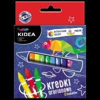 Opakowanie Kredki grafionowe 12 kolorów DERFORM