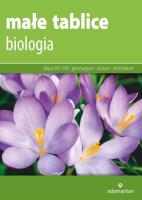 Małe tablice Biologia 2017. Autor: Opracowanie zbiorowe. SmakLiter.pl Okładka książki Małe tablice Biologia 2017