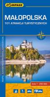 Okładka książki Małopolska - 101 atrakcji turystycznych 1:200 000