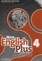 New English Plus 4 Materiały ćwiczeniowe werjsa podstawowa 2017. Autor: Wetz Ben, Pye Diana, James Styring. SmakLiter.pl Okładka książki New English Plus 4 Materiały ćwiczeniowe werjsa podstawowa 2017