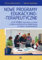 Nowe programy edukacyjno-terapeutyczne. Autor: Naprawa Renata Tanajewska Alicja, Naprawa Renata. SmakLiter.pl Okładka książki Nowe programy edukacyjno-terapeutyczne