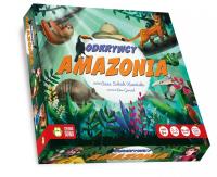 Odkrywcy. Amazonia. Autor: Anna Sobich-Kamińska, Ewa Geruzel. SmakLiter.pl Okładka książki Odkrywcy. Amazonia