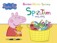 Okładka książki Peppa Pig Bardzo ważne sprawy.Sprzątam swój pokój