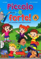 Piccolo e forte! A Podręcznik. Autor: Maria Carla Borgagni. SmakLiter.pl Okładka książki Piccolo e forte! A Podręcznik