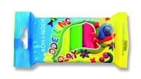 Plastelina fluorescencyjna 5 kolorów. Wydawca: Koh-I-Noor. SmakLiter.pl Opakowanie Plastelina fluorescencyjna 5 kolorów
