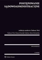 Okładka książki Postępowanie sądowoadministracyjne