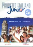 Progetto Italiano Junior 1A 7 Podęcznik + CD. Autor: T. Marin. SmakLiter.pl Okładka książki Progetto Italiano Junior 1A 7 Podęcznik + CD