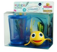 Przybornik biurkowy z figurką Rybka MiniMini. Autor: .. SmakLiter.pl Okładka książki Przybornik biurkowy z figurką Rybka MiniMini