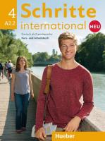 Schritte international neu 4 Podręcznik + Zeszyt ćwiczeń + Audio CD. Autor: Niebisch Daniela;Penning-Hiem. SmakLiter.pl Okładka książki Schritte international neu 4 Podręcznik + Zeszyt ćwiczeń + Audio CD