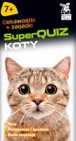 SuperQUIZ Koty. Autor: Małgorzata Biegańska-Hendryk. SmakLiter.pl Okładka książki SuperQUIZ Koty