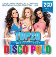 Top 20 Najlepsze Hity Disco Polo Vol.2  2CD. Autor:   Praca zbiorowa. SmakLiter.pl Okładka książki Top 20 Najlepsze Hity Disco Polo Vol.2  2CD