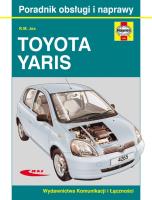Toyota Yaris. Autor: Jex R.M.. SmakLiter.pl Okładka książki Toyota Yaris