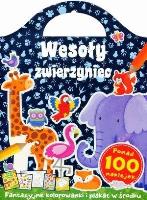 Okładka książki Wesoły zwierzyniec. Fantazyjne kolorowanki