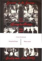 Wojna Wojnie. Autor: Friedrich Ernst. SmakLiter.pl Okładka książki Wojna Wojnie