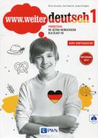 www.weiter deutsch 1 Podręcznik 7 Kurs kontynuacyjny + CD. Autor: Kozubska Marta, Zastąpiło Lucyna. SmakLiter.pl Okładka książki www.weiter deutsch 1 Podręcznik 7 Kurs kontynuacyjny + CD