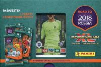 Adrenalyn XL Road to 2018 FIFA World Cup Russia 10 saszetek + 2 karty z limitowanej edycji. Wydawca: Panini. SmakLiter.pl Opakowanie Adrenalyn XL Road to 2018 FIFA World Cup Russia 10 saszetek + 2 karty z limitowanej edycji