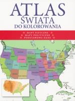 Okładka książki Atlas świata do kolorowania