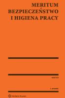 Bezpieczeństwo i Higiena Pracy Meritum. Autor:   Praca zbiorowa. SmakLiter.pl Okładka książki Bezpieczeństwo i Higiena Pracy Meritum
