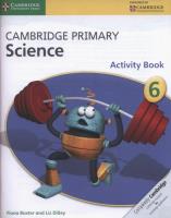 Okładka książki Cambridge Primary Science Activity Book 6