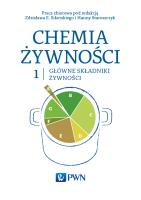 Chemia żywności Tom 1. Autor: Sikorski Zdzisław E., Hanna Staroszczyk (red.). SmakLiter.pl Okładka książki Chemia żywności Tom 1