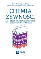 Chemia żywności Tom 2. Autor: Sikorski Zdzisław E., Hanna Staroszczyk (red.). SmakLiter.pl Okładka książki Chemia żywności Tom 2