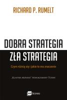 Okładka książki Dobra strategia zła strategia