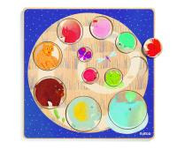 Drewniane puzzle LUDI & CO. Wydawca: Djeco. SmakLiter.pl Opakowanie Drewniane puzzle LUDI & CO