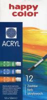Opakowanie Farba akrylowa 12 x 12ml  7370 0012-k12
