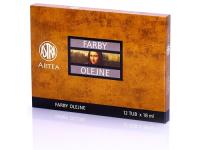 Opakowanie Farby olejne Artea 12 kolorów 18 ml Zestaw 2