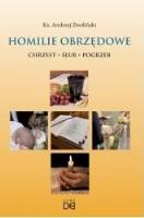 Homilie obrzędowe. Autor: Ks.andrzej Zwoliński. SmakLiter.pl Okładka książki Homilie obrzędowe