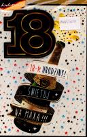 Opakowanie Karnet 18-tki Urodziny DK-518