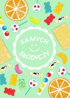 Opakowanie Karnet B6 Urodziny Słodycze