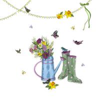 Okładka książki Karnet Swarovski kwadrat Konewka z kwiatami