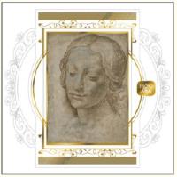 Opakowanie Karnet szkic kobiety 16x16 + koperta