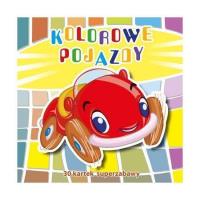 Okładka książki Kolorowe pojazdy. 30 kartek superzabawy