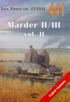 Marder II/III vol.II Tank Power vol.CLXXXI 441. Autor: Janusz Ledwoch. SmakLiter.pl Okładka książki Marder II/III vol.II Tank Power vol.CLXXXI 441